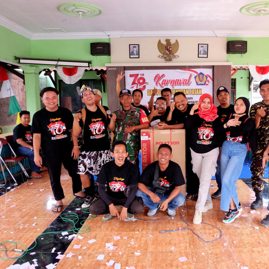 PEMERINTAH DESA KALIMATI MENYELENGGARAKAN UNDIAN BERHADIAH DALAM PEKAN PANUTAN PEMBAYARAN PAJAK BUMI